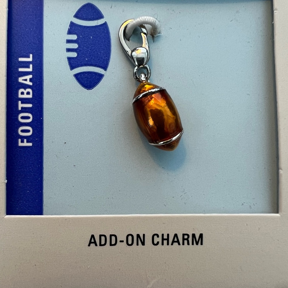 Monet Football Charm